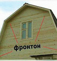 Обшивка и утепление фронтона деревянного дома